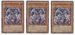 3 x Gladiator Beast Dimacari - GLAS-EN023 - Common - Unlimited Edition Near Mint - Image 1