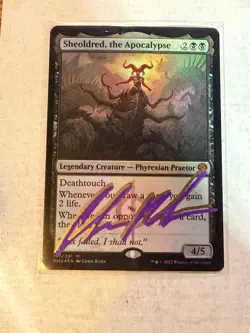 Magic the Gathering Card Lot Signed By Chris Rahn - Sheoldred - Cyclonic Rift - Image 2