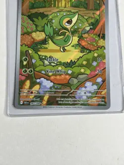 Pokemon TCG Snivy Reverse Holo with Vine Whip attack. Card features bright... - Image 3