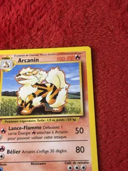 1999 Pokemon Arcanine 1st Edition Non-Holo French Card 23/102 WOTC Played - Image 3