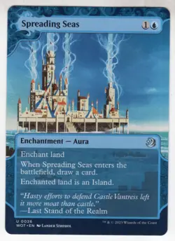 MTG Wilds Of Eldraine Enchanting Tales Card #26 Spreading Seas - Image 1