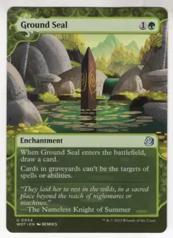 MTG Wilds Of Eldraine Enchanting Tales Card #54 Ground Seal - Image 1