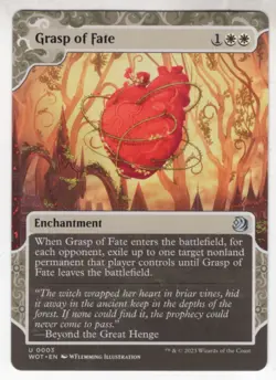 MTG Wilds Of Eldraine Enchanting Tales Card #3 Grasp of Fate - Image 1