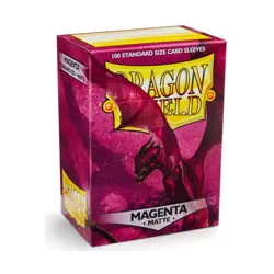 Arcane Tinmen Card Protection Standard Sleeves - Matte Magenta (100) SW (New) - Image 2