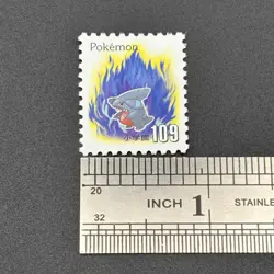 Gible Pokemon Stamp Card Shogakukan Nintendo Japanese TCG Vintage S126-22 - Image 2