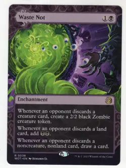 MTG Wilds Of Eldraine Enchanting Tales Card #38 Waste Not - Image 1