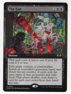 MTG Wilds Of Eldraine Extended Art Card #337 The End - Image 1