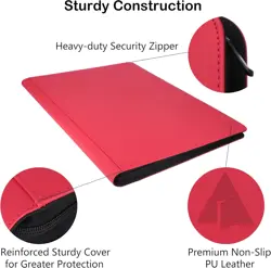 Premium 2300 Pockets Card Binder, Large 36-Pocket 2000+ Ringless Trading Card Al - Image 5