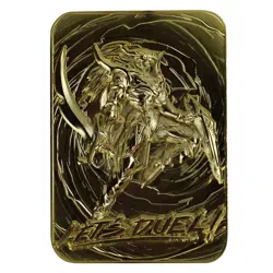 Yu-Gi-Oh! Limited Edition 24k Gold Plated Black Luster Soldier Metal Card - Image 1