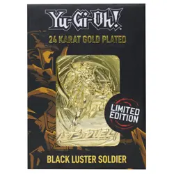 Yu-Gi-Oh! Limited Edition 24k Gold Plated Black Luster Soldier Metal Card - Image 2