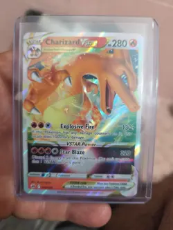 Pokemon TCG Charizard v Star Crown Zenith Card 019/159 NM Condition - Image 1