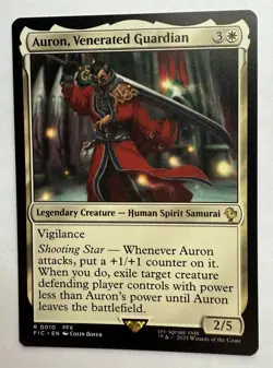Auron, Venerated Guardian - 10 - NM - Commander: FINAL FANTASY - MTG - Image 1