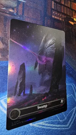 Swamp Borderless Foil - Edge Of Eternities 0264 - NM - MTG Magic - Image 2