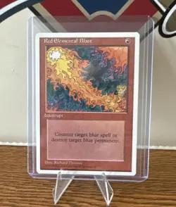 MTG Magic: The Gathering - Unlimited - Red Elemental Blast 1995 - Image 1