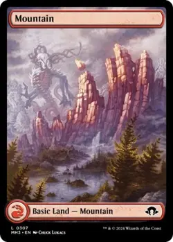 Mountain (0307) -Foil Near Mint MTG Modern Horizons 3 - Image 1