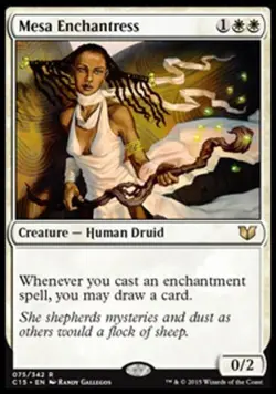 Mesa Enchantress - Medium Play MTG Commander 2015 - Image 1