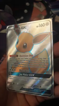 Eevee GX SM242 - Full Art Black Star Promo Pokemon Sun & Moon 2020 NM Condition - Image 2