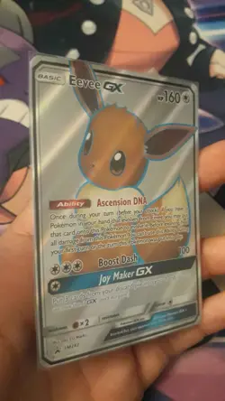 Eevee GX SM242 - Full Art Black Star Promo Pokemon Sun & Moon 2020 NM Condition - Image 3