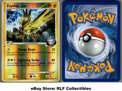 2009 Pokemon, Platinum Arceus, #12/99 Zapdos Lv. 60, Reverse Holo Rare - Image 1