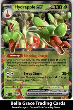 Hydrapple ex #014/142 SV07: Stellar Crown Pokemon Ultra Rare,Holo - Image 1