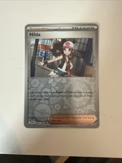 Pokemon TCG White Flare Hilda Reverse Holo 084/086 M/NM Pack Fr - Image 1