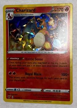 Pokemon - Charizard 025/185 (Cracked Ice Holo) Deck Exclusives - Image 1