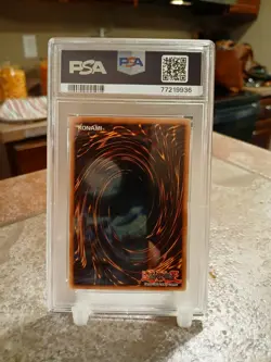 Yugioh TCG Trap Hole LOB-058 PSA 9 Super Rare 2002 English Original Print - Image 2