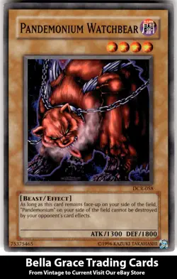 Pandemonium Watchbear #DCR-058 Dark Crisis Yugioh Common - Image 1