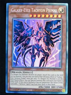 Galaxy-Eyes Tachyon Primal MZTM Collector Rare - 1st ed Yugioh Card #4SZ - Image 1