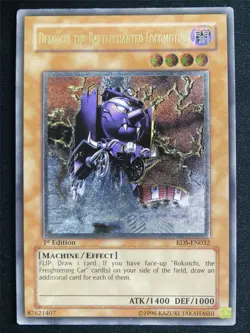 Dekoichi the Battlechanted Locomotive RDS Ultimate Rare - 1st ed Yugioh Card - Image 1