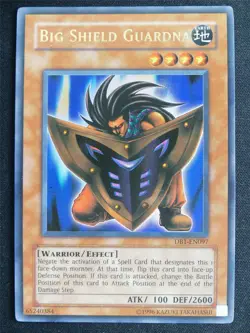Big Shield Gardna DB1 Ultra Rare - Yugioh Card #4SB - Image 1