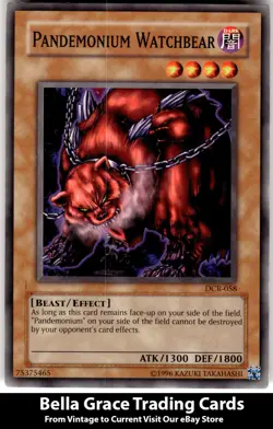 Pandemonium Watchbear #DCR-058 Dark Crisis Yugioh Common - Image 1
