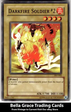 Darkfire Soldier #2 #PSV-045 Pharaoh's Servant Yugioh Common - Image 1