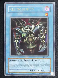 Relinquished SDP Ultra Rare - Yugioh Card #4S0 - Image 1