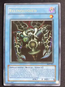 Relinquished SDP Ultra Rare played - Yugioh Card #4RV - Image 1
