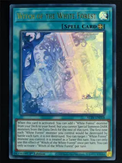 Witch of the White Forest ALIN Ultra Rare - 1st ed Yugioh Card #4S4 - Image 1