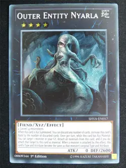 Outer Entity Nyarla SHVA Secret Rare - 1st ed Yugioh Card #4S5 - Image 1