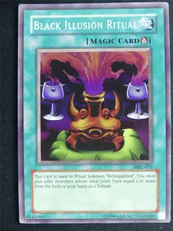 Black Illusion Ritual MRL Super Rare - Yugioh Card #4RR - Image 1