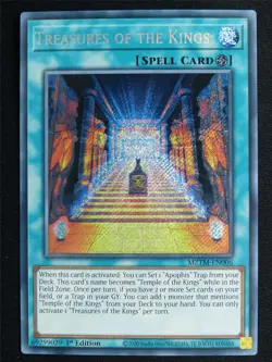 Treasures of the Kings MZTM Secrt Rare - 1st ed Yugioh Card #4T0 - Image 1