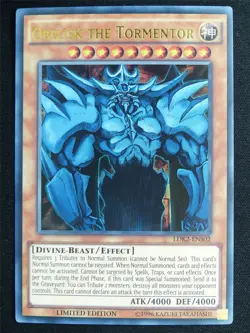 Obelisk the Tormentor LDK2 Ultra Rare - lim ed Yugioh Card #4R8 - Image 1