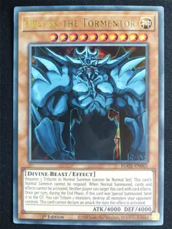 Obelisk the Tormentor EGO1 Ultra Rare - 1st ed Yugioh Card #4R4 - Image 1