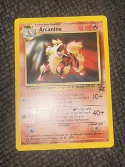 Arcanine Black Star Promo #6 Pokemon Card WOTC 1999 Vintage - Image 1