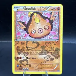 Stunfisk RC12/RC25 LP Legendary Treasures: Radiant Collection Pokemon Card - Image 1
