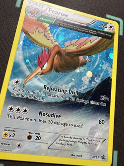 Fearow - XY57 - Ancient Trait Cosmos Holo - XY Black Star Promo - Pokemon Card - Image 2