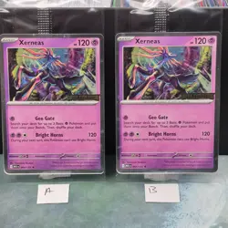 Xerneas 064/132 SEALED Pokemon Mega Evolution Stamped Promo Best Buy Holo Card - Image 2