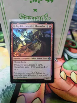 NM Foil Hobgoblin, Mantled Marauder, MTG, Marvel's Spider-Man, Magic, 80 - Image 1