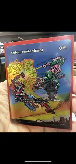 Goblin Bombardment (Borderless) Marvel Eternal-Legal Foil - Image 1