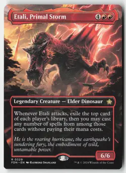 MTG - Etali, Primal Storm (Borderless) R Foundations 329 LP-NM - Image 1