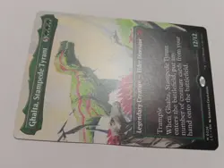 1x MTG Ghalta, Stampede Tyrant Lost Caverns of Ixalan Borderless LP Mythic - Image 2