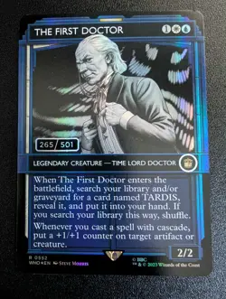 The First Doctor Showcase Serialized 265/501 Near Mint Magic the Gathering - Image 2
